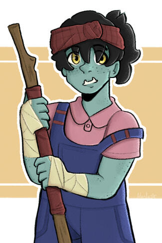 Natalie the Half-orc